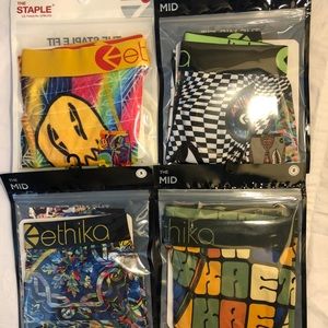 Ethika men’s briefs in size small. All new and put back into original bag.
